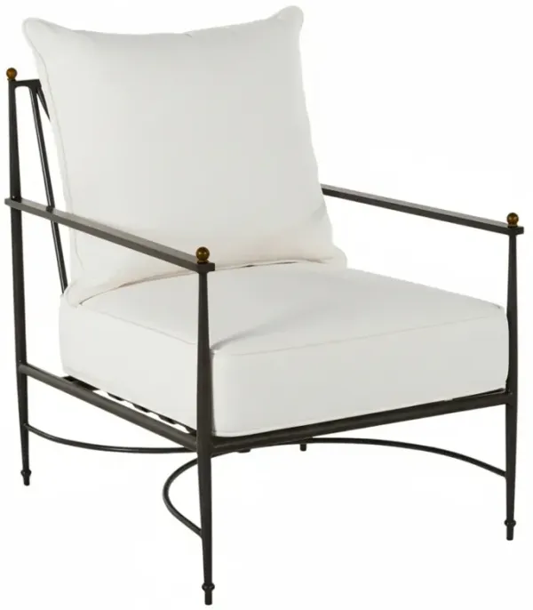 Roma Outdoor Aluminum Lounge Chair