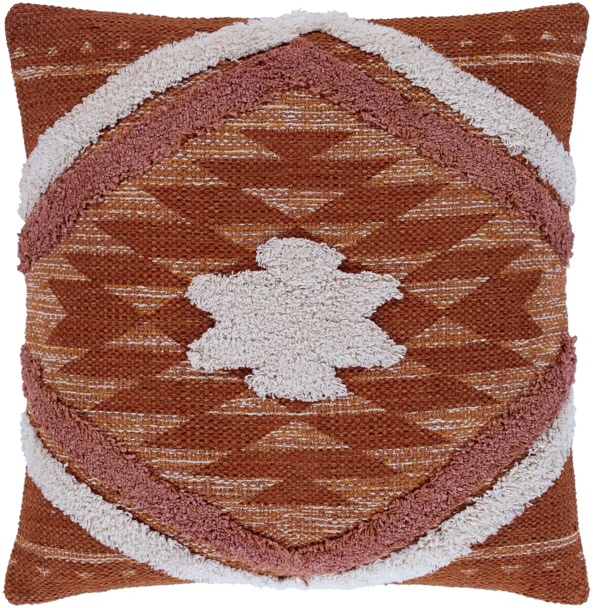 Hamilton Woven Shag Geometric Pillow