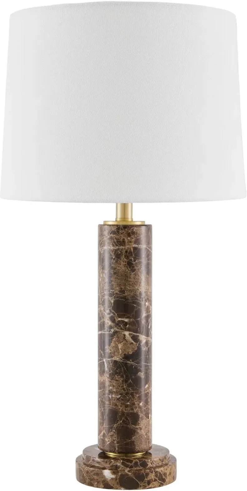Merrick Marble Column Table Lamp