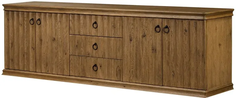 Cambra Media Console, Drifted Oak