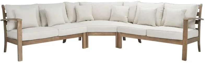 Claybourne Outdoor 3Pc Sectional Sofa