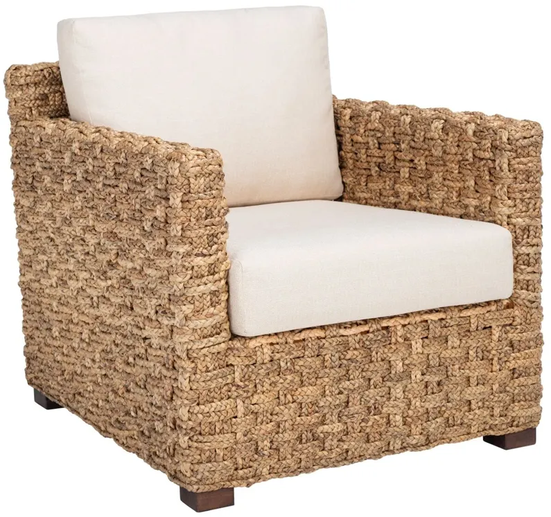 Cannes Water Hyacinth Chair, Natural/Beige