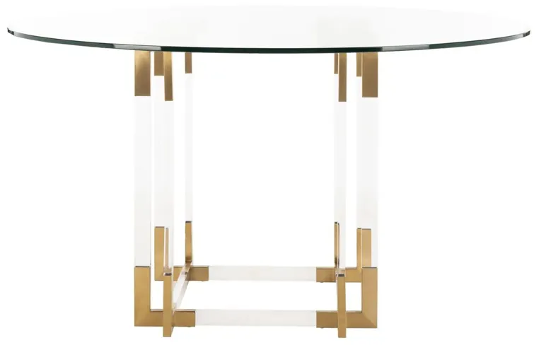 Amberley Round Acrylic Dining Table