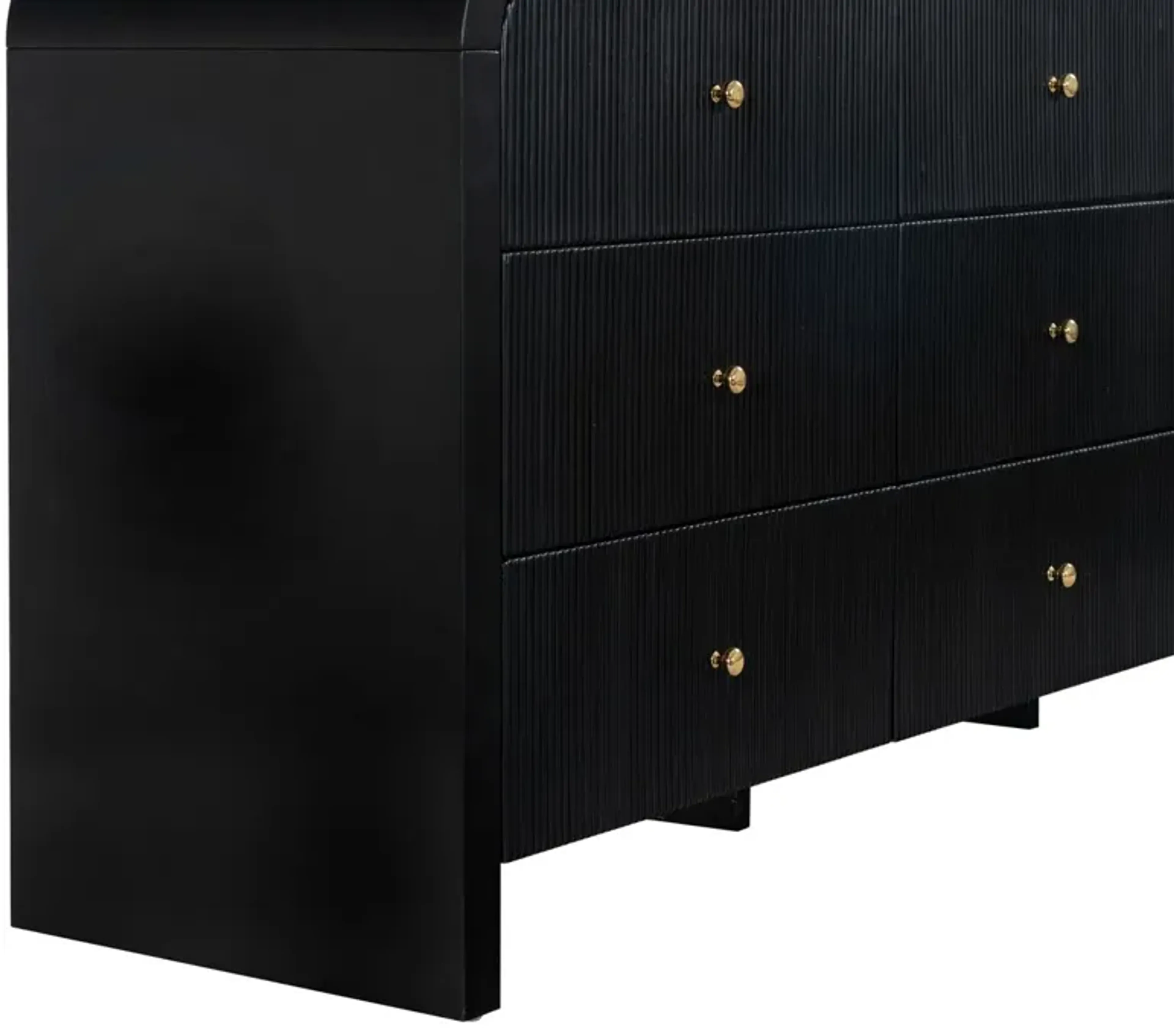 Vaughn 9 Drawer Curved Dresser One Kings Lane | Furniture.com