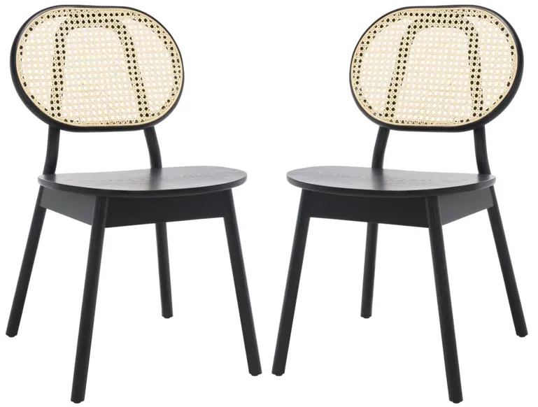 S/2 Calloway Rattan Back Chairs