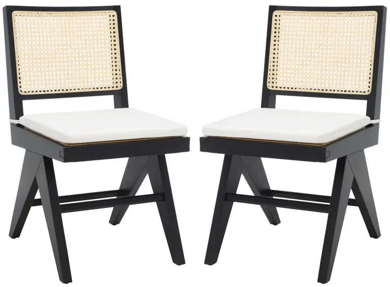 S/2 Caledon Rattan Dining Chairs