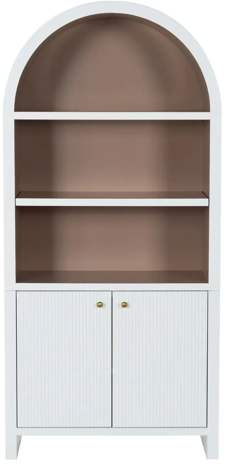 Vaughn 5-Shelf Wood Bookcase