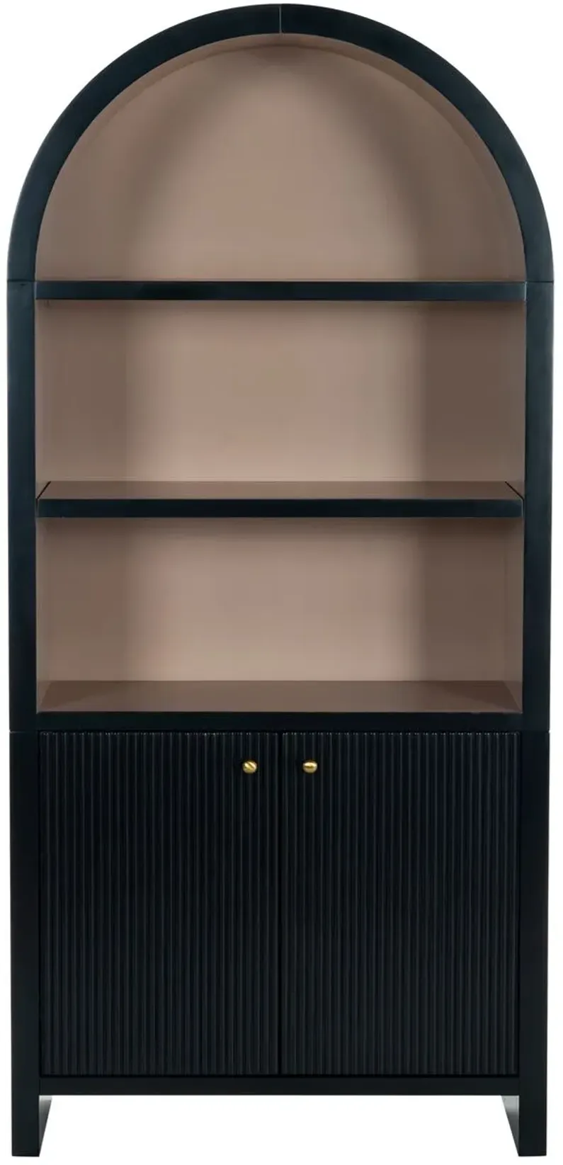 Vaughn 5-Shelf Wood Bookcase