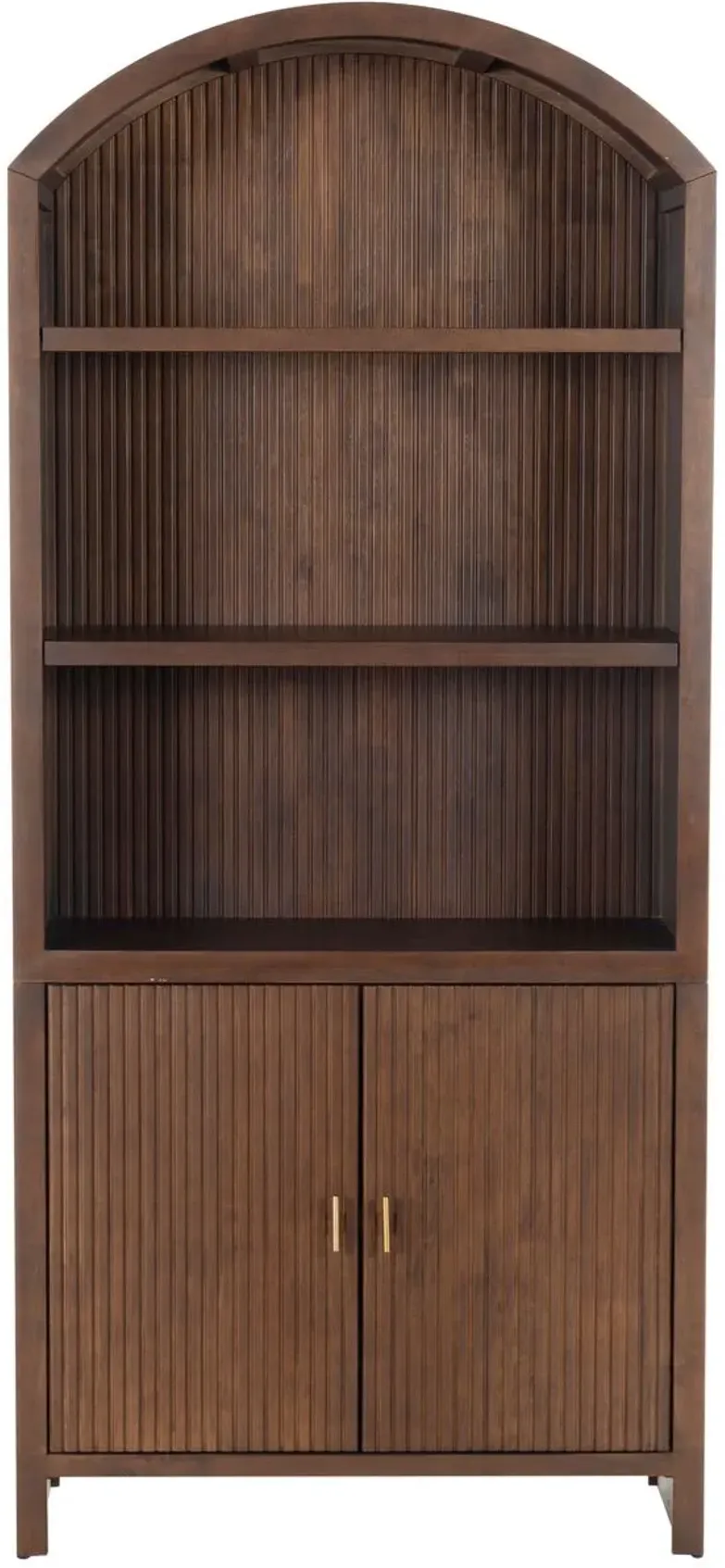 Durham Ribbed Wood Bookcase