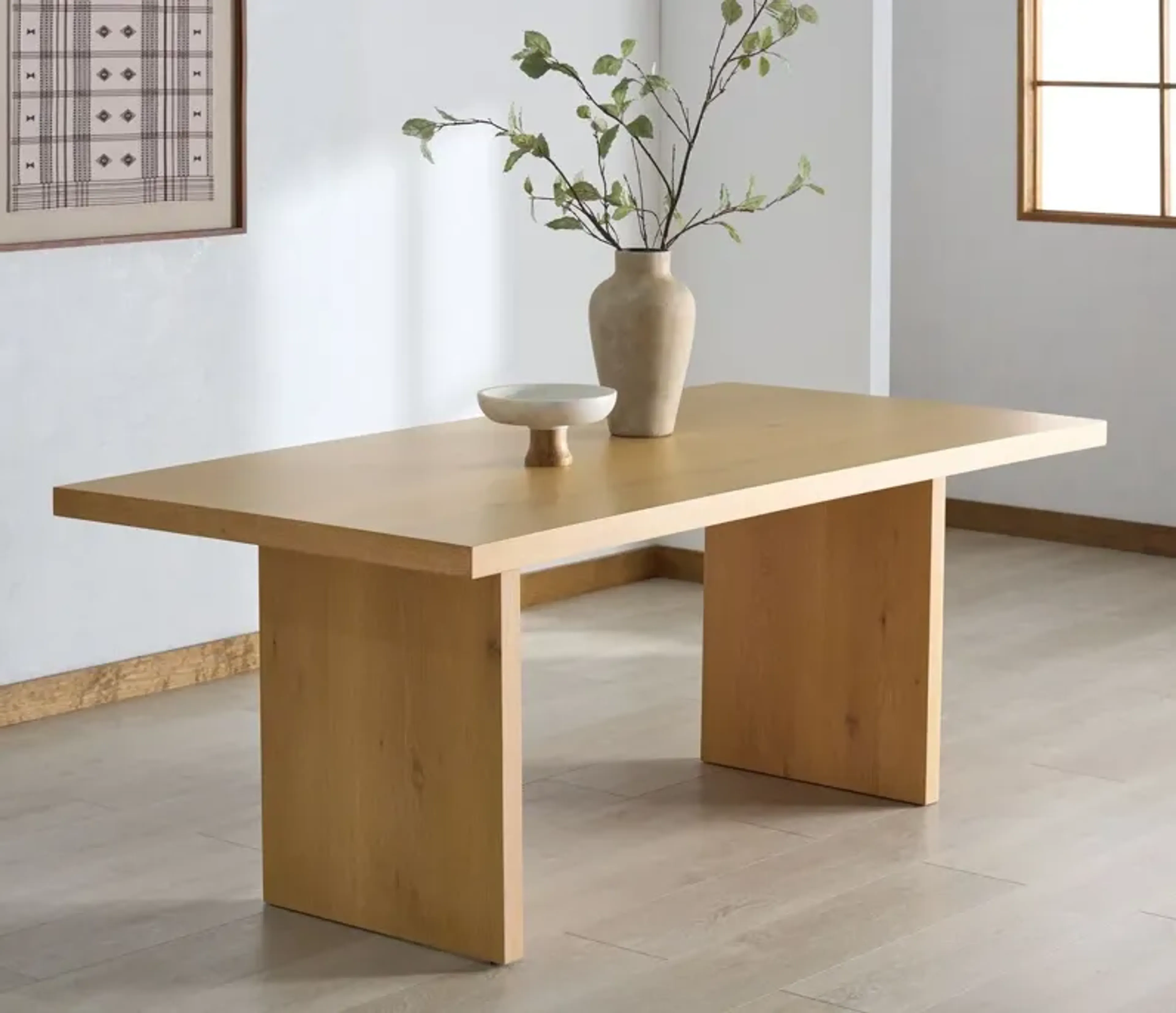 Conrad Wood Rectangle Dining Table Natural Cerused Oak One Kings Lane ...