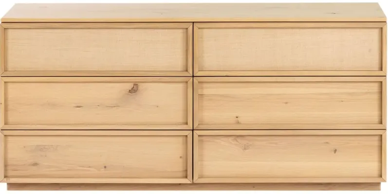 Forrester 6 Drawer Wood Dresser