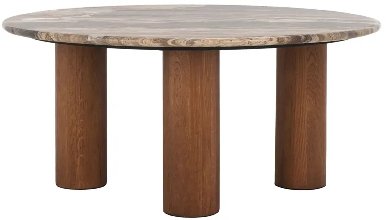 Emerson Round Marble Coffee Table
