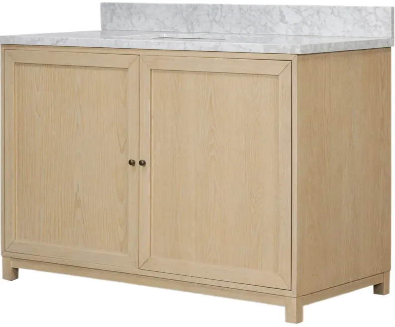 Laila 47.5" Marble Top Single Wide Bathroom Vanity