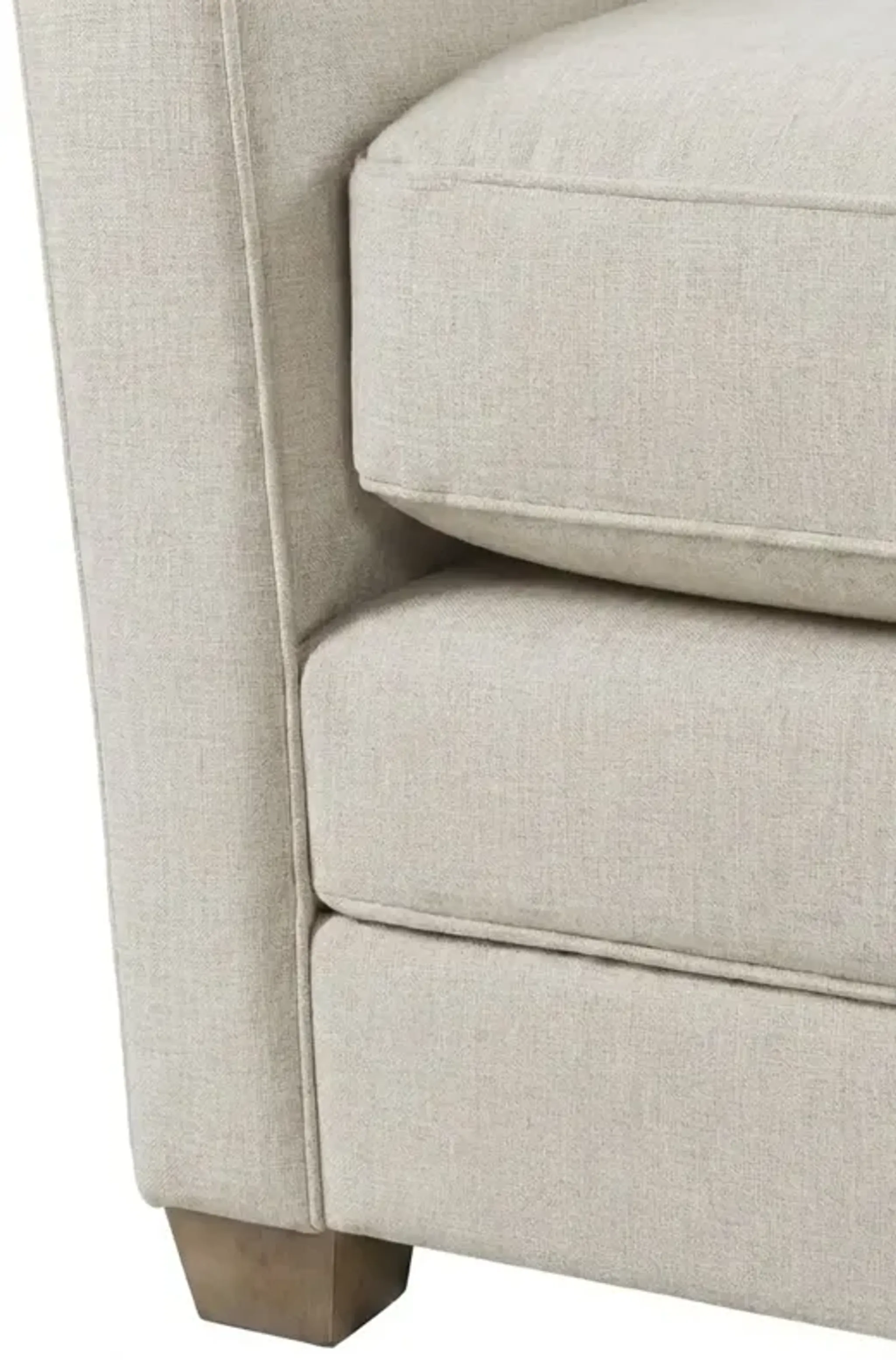 Sinclair Performance Linen Blend 2 Seat Roll Arm Sofa One Kings Lane ...
