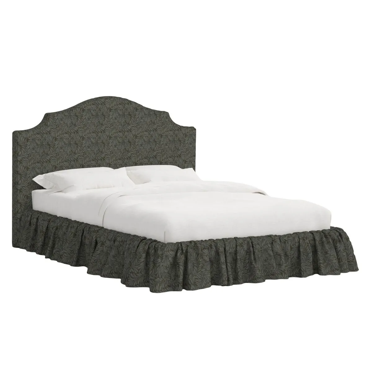 Thelma Ruffle Platform Bed, Georgian Vine