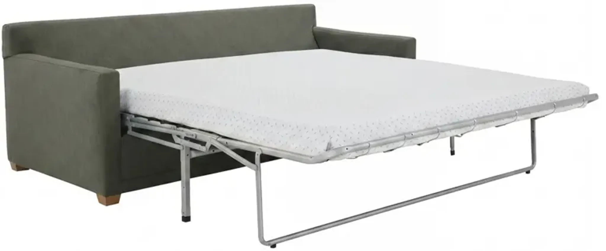 Ellery Performance Linen-Blend 2-Seat Sleeper Sofa | Furniture.com
