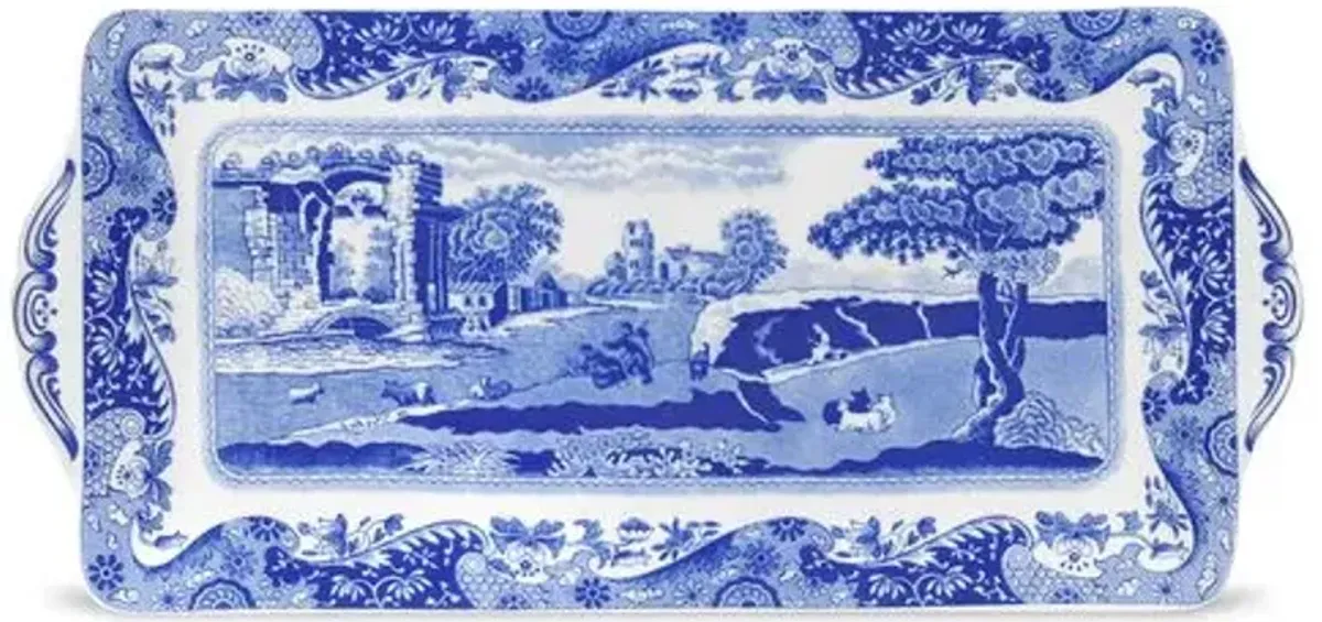 Spode Blue Italian Sandwich Tray