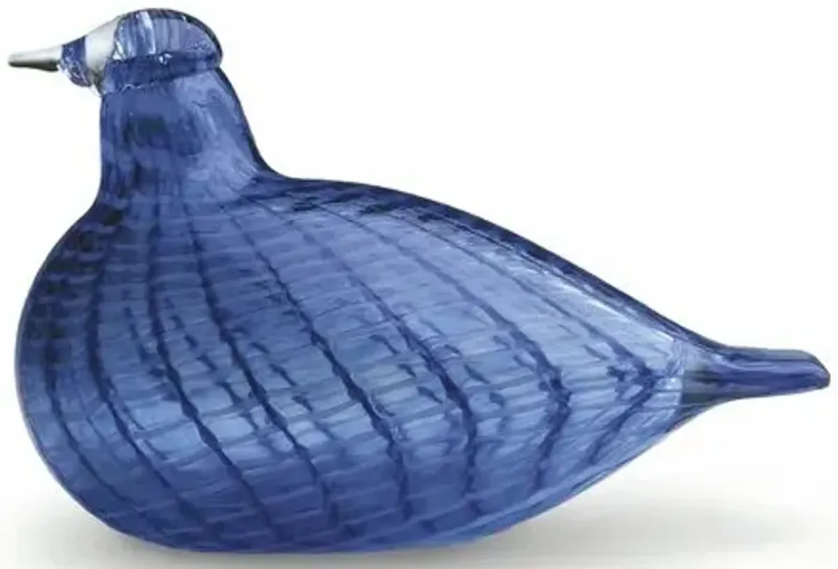 5" Toikka Blue Bird - Blue - Iittala - Handcrafted