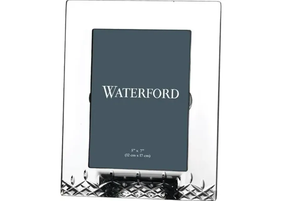 5"x7" Lismore Essence Frame - Waterford - Silver