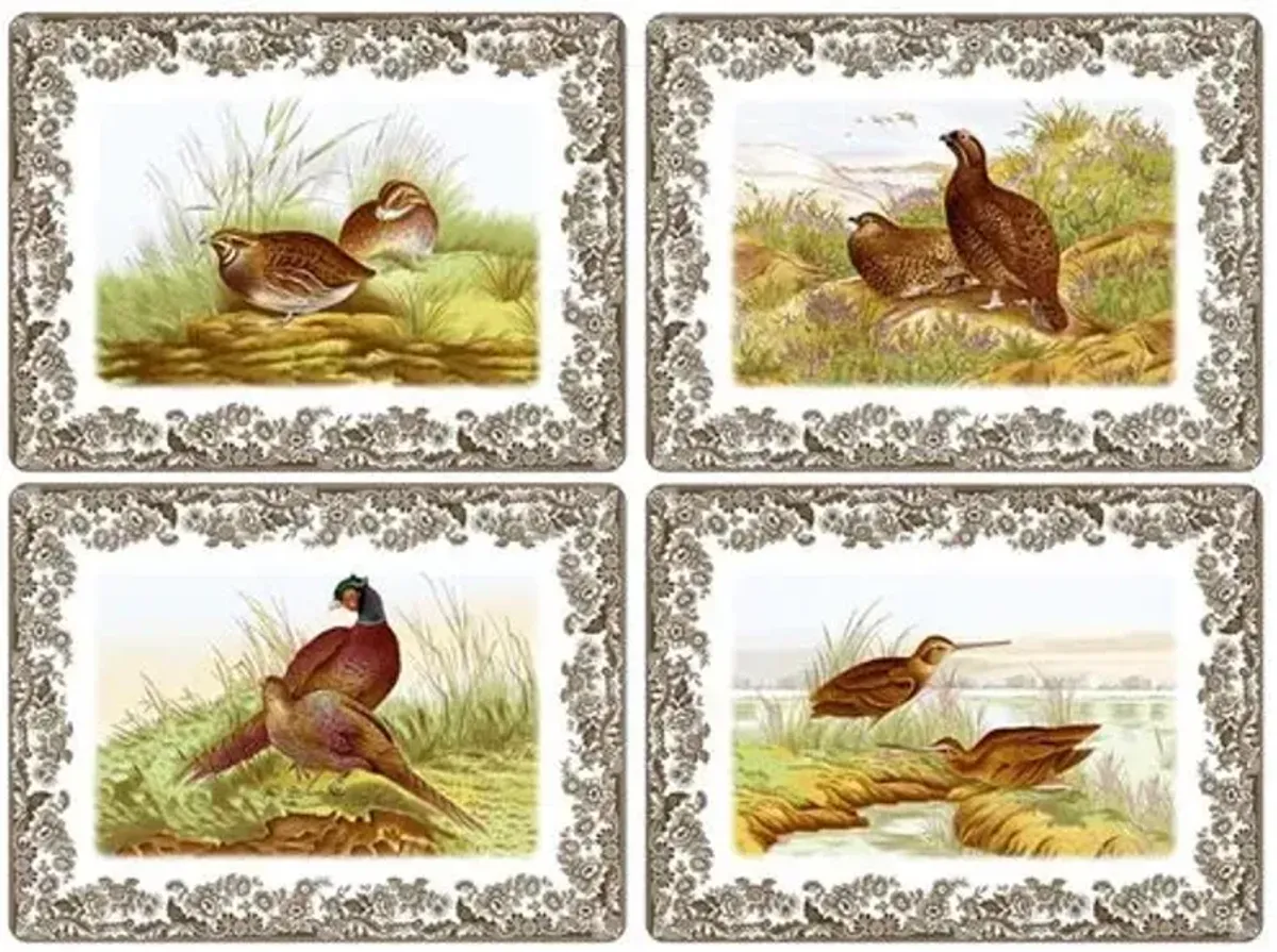 Pimpernel Spode Woodland Placemats Set of 4 - Brown