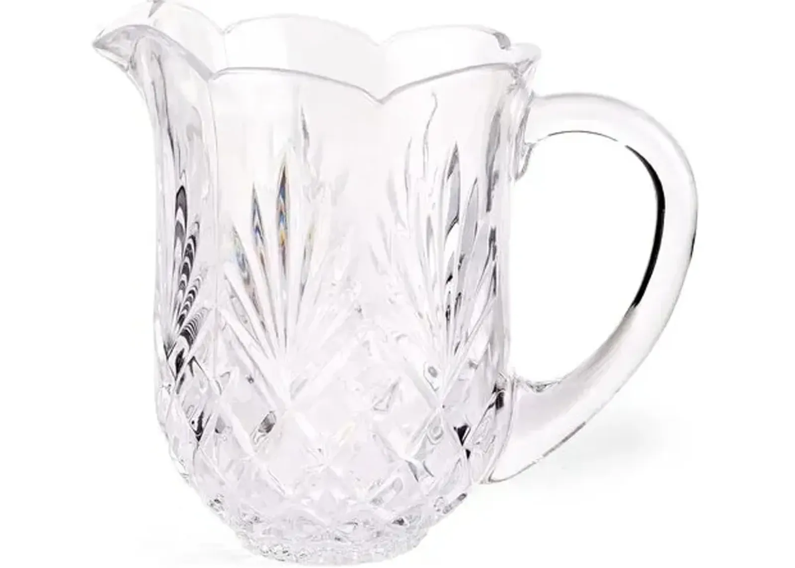 Crystal Shannon Water Pitcher - Clear