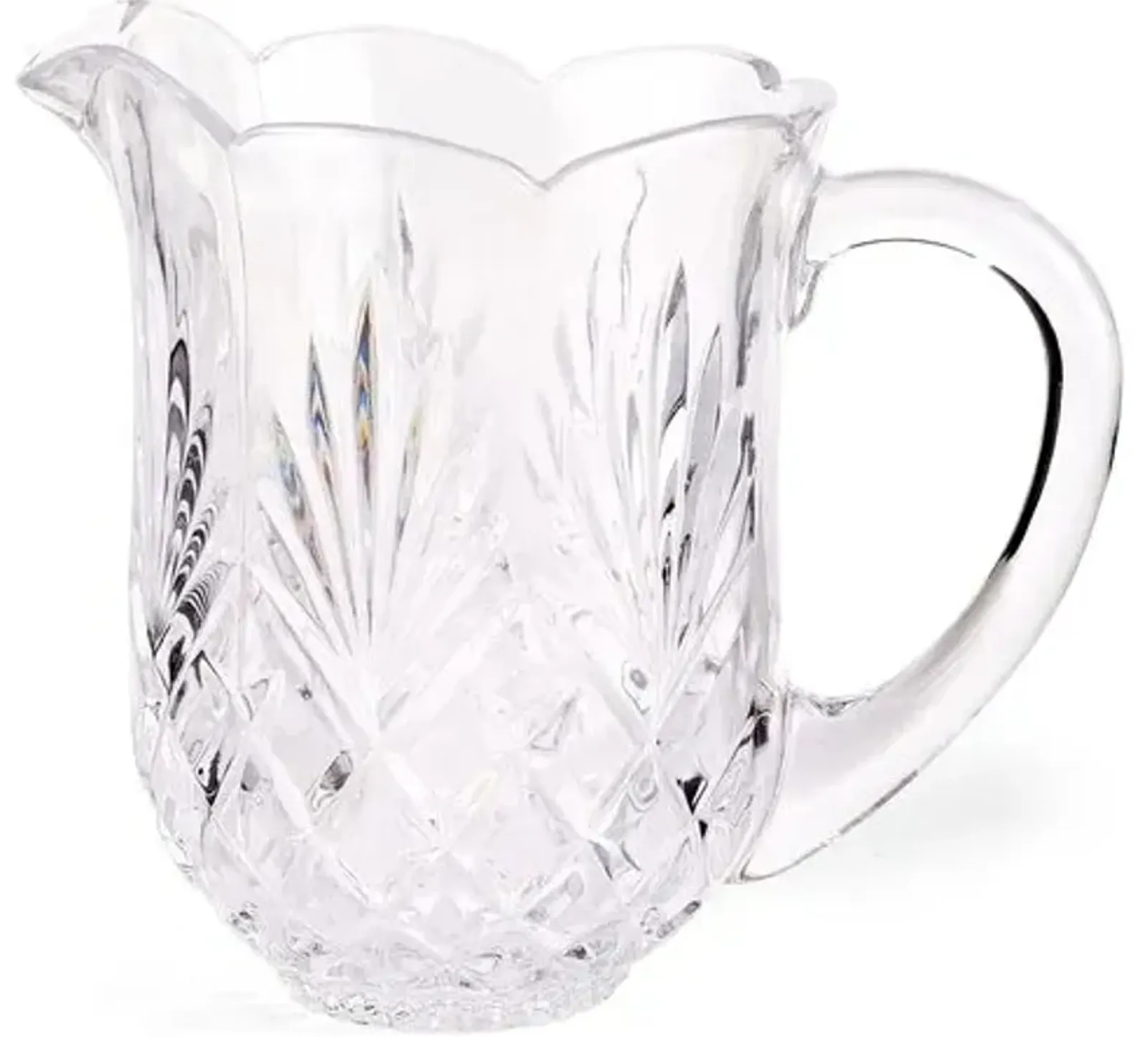 Crystal Shannon Water Pitcher - Clear