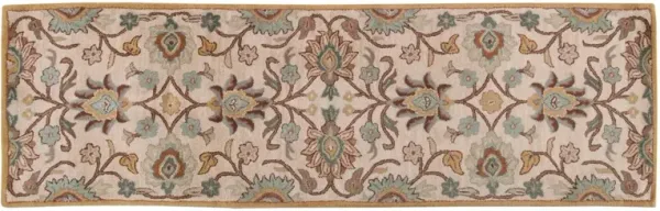 Corktree Rug - Taupe/Aqua - Gray - Gray