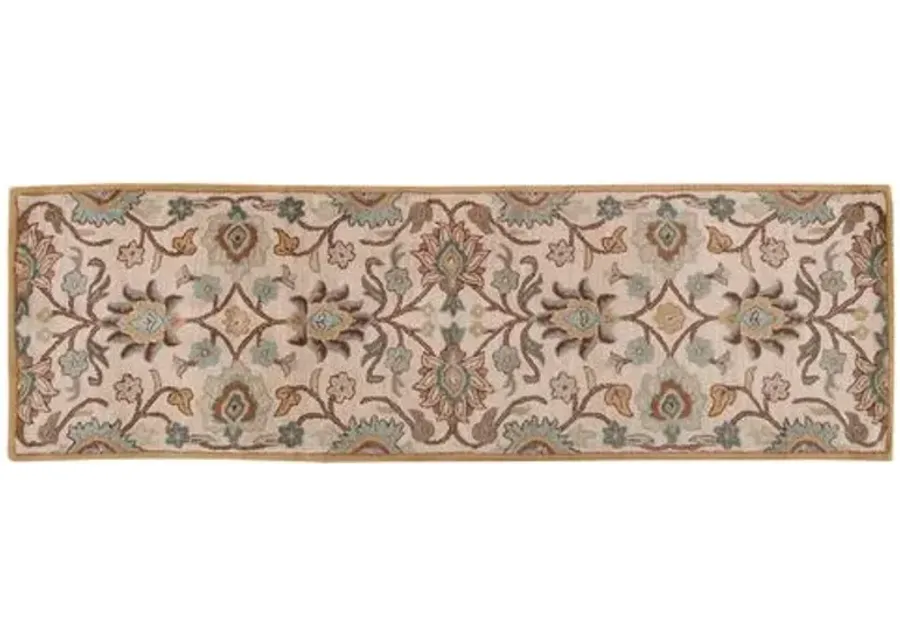 Corktree Rug - Taupe/Aqua - Gray - Gray