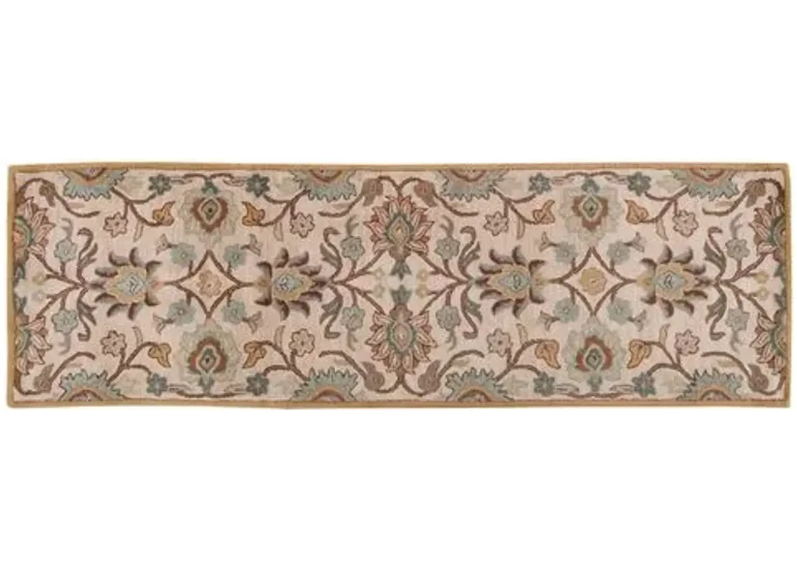 Corktree Rug - Taupe/Aqua - Gray - Gray