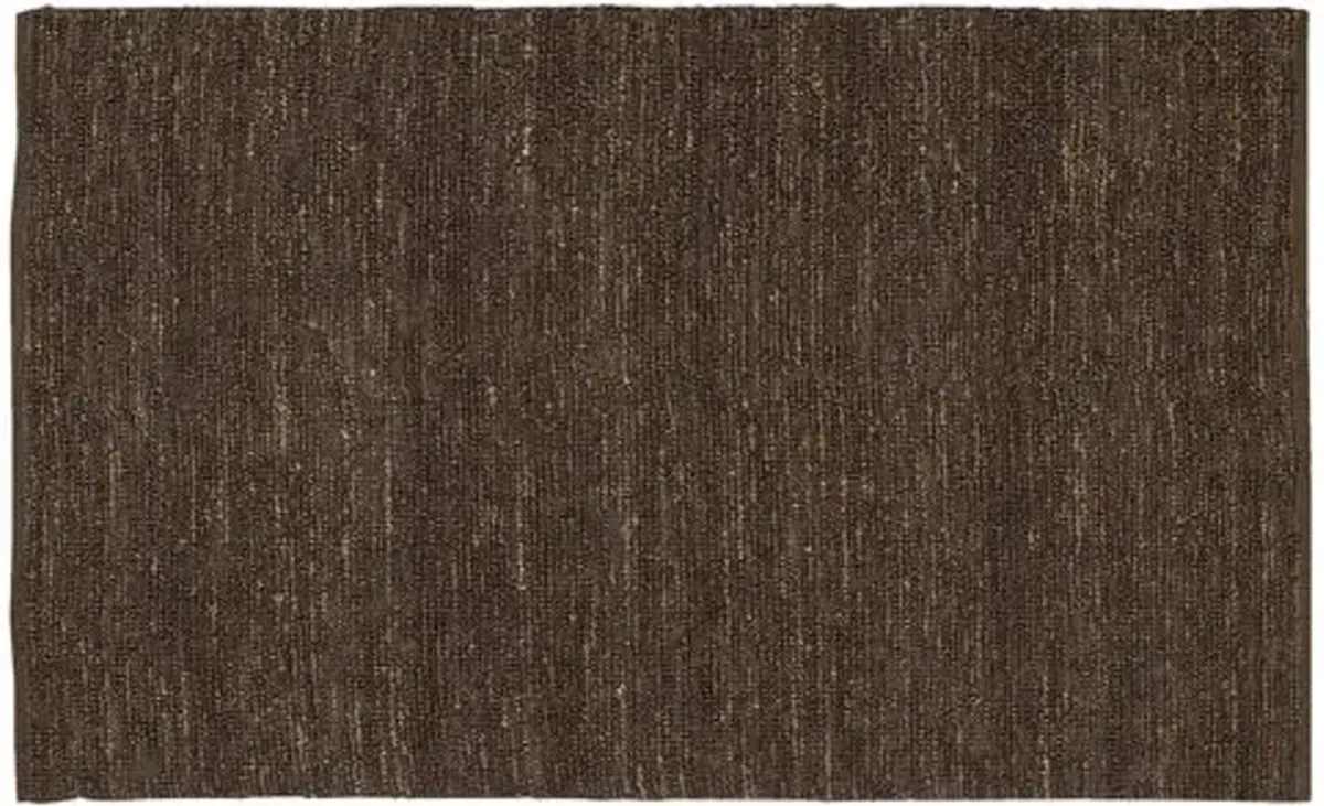 Continental Jute Rug - Brown - Handcrafted - Brown