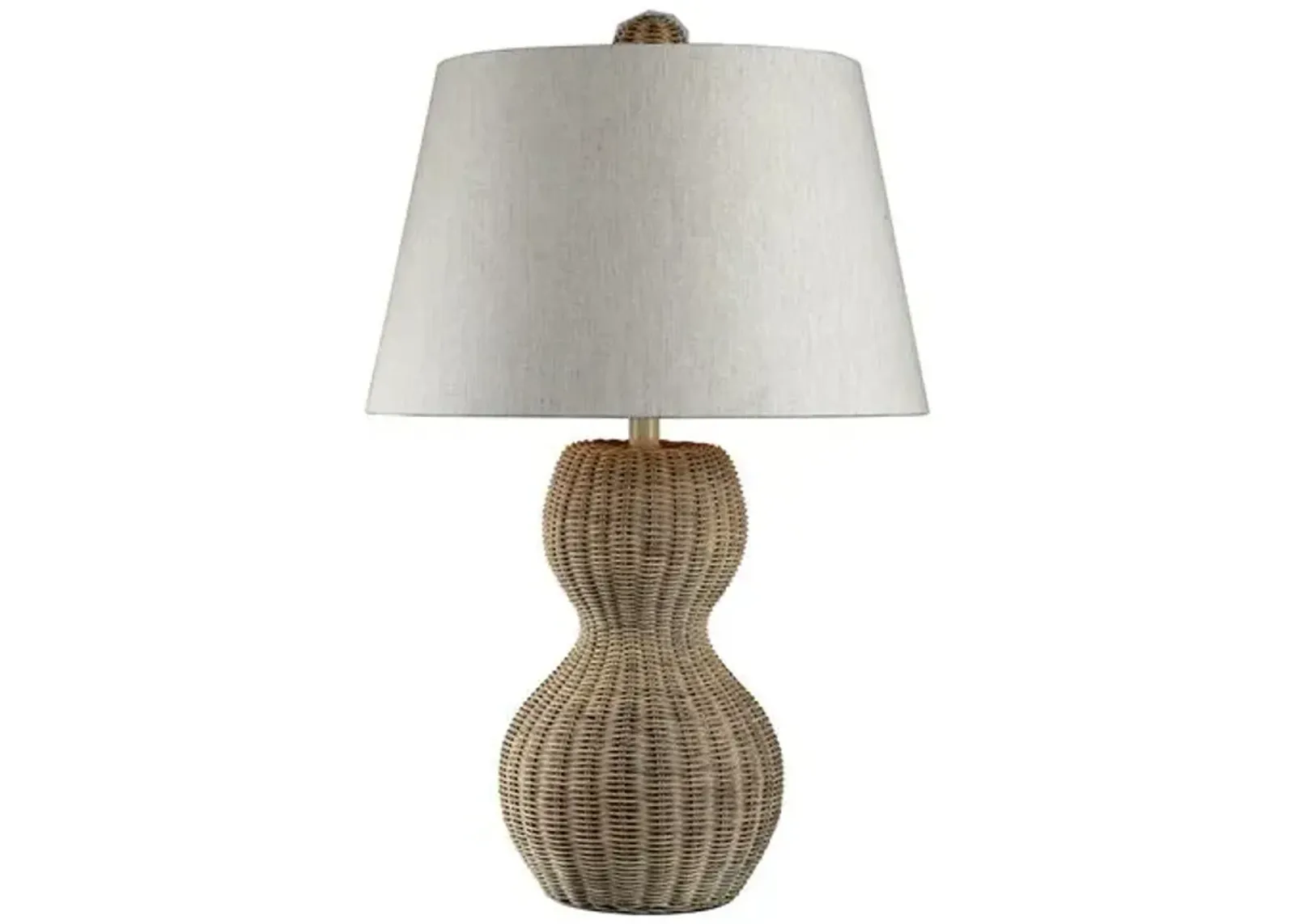 Sadie Rattan Table Lamp - Natural