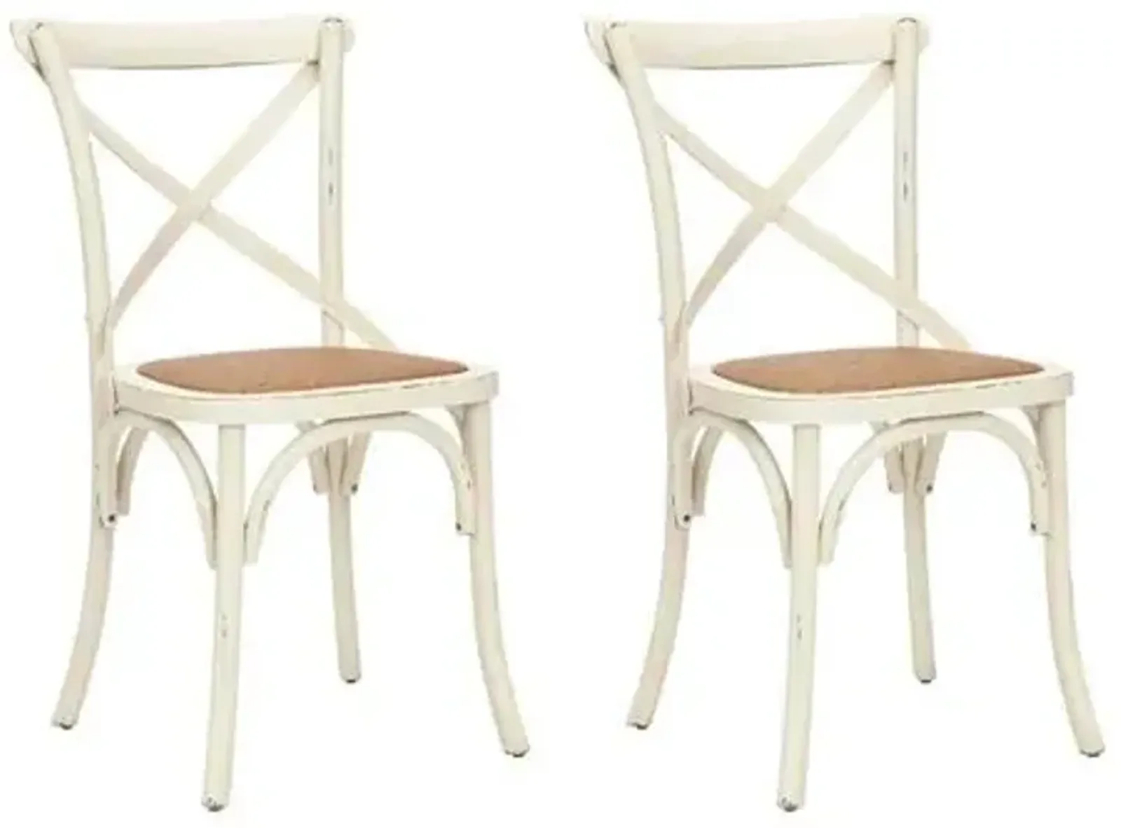 Set of 2 Bonnie Side Chairs - White