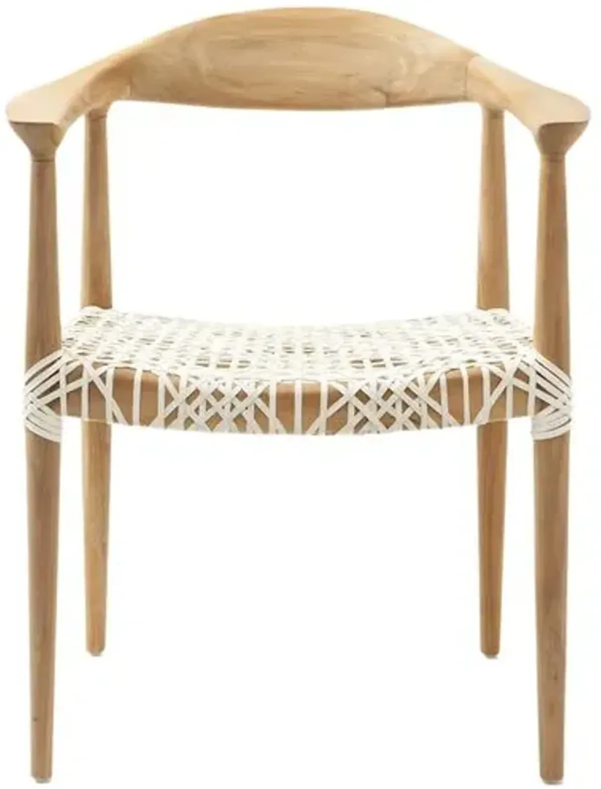 Francesca Armchair - Natural/White - Beige