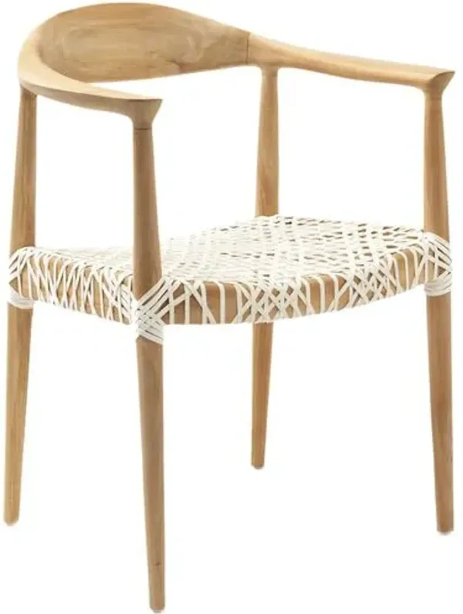 Francesca Armchair - Natural/White - Beige