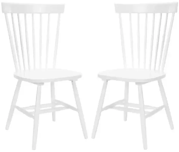 Set of 2 Abigail Side Chairs - White