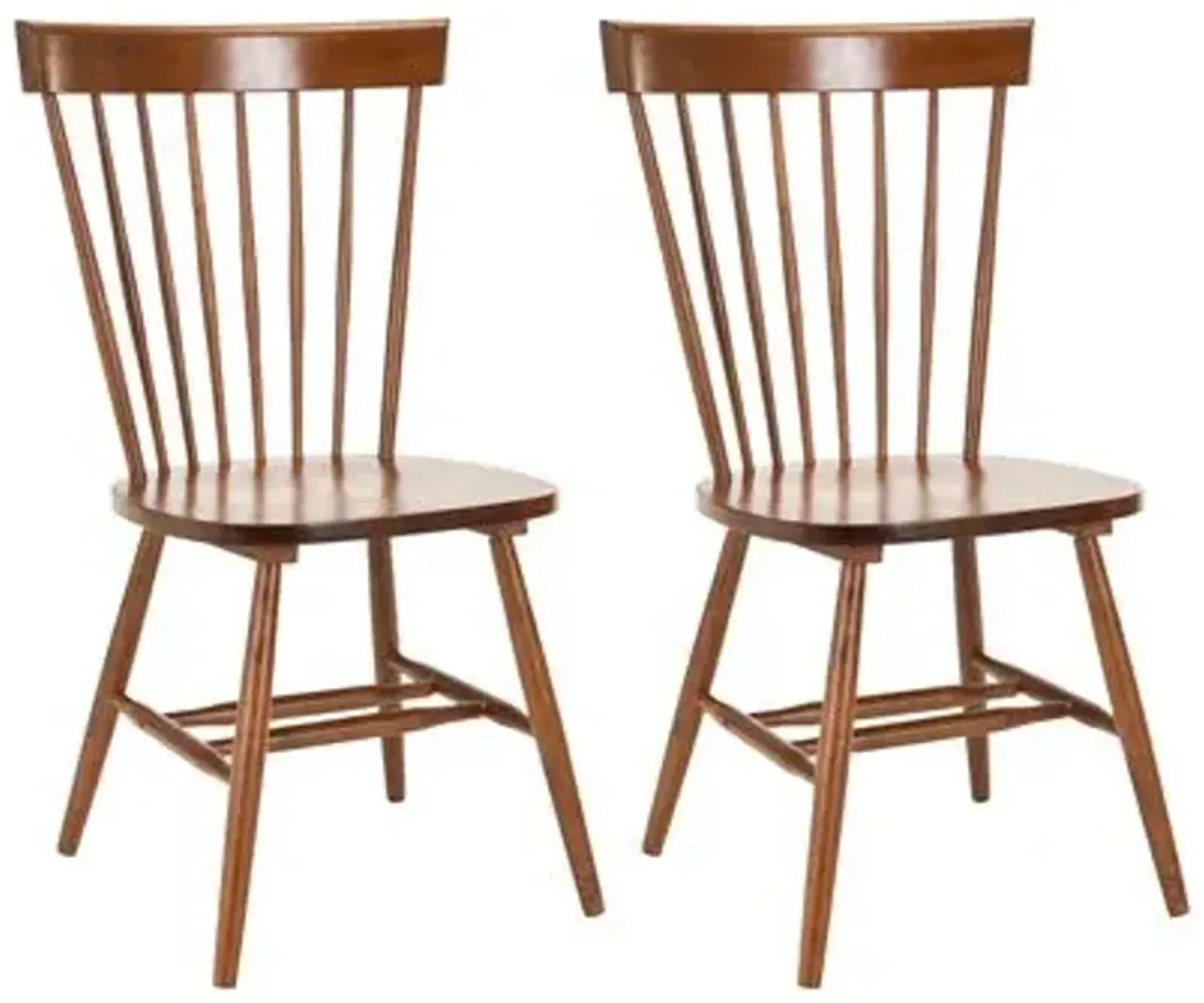 Set of 2 Abigail Side Chairs - Caramel - Brown