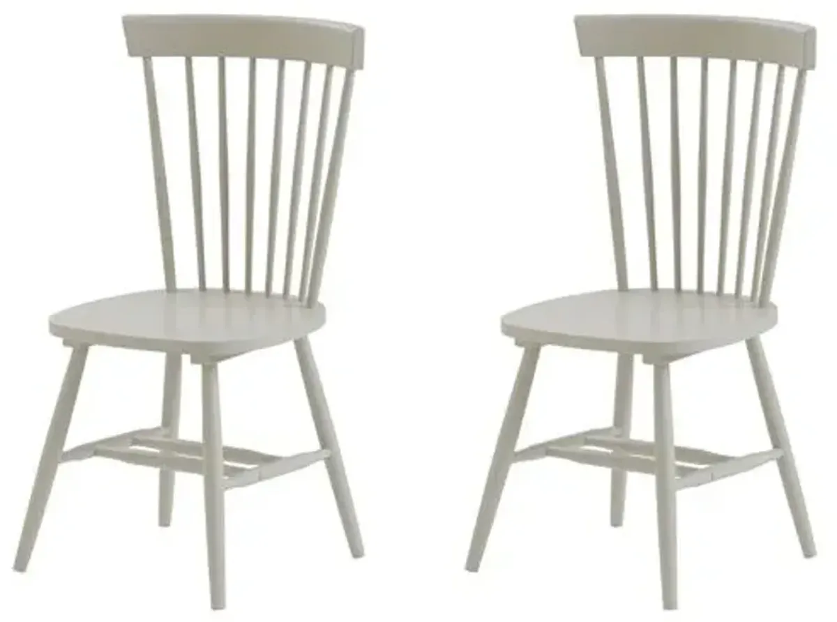 Set of 2 Abigail Side Chairs - Gray