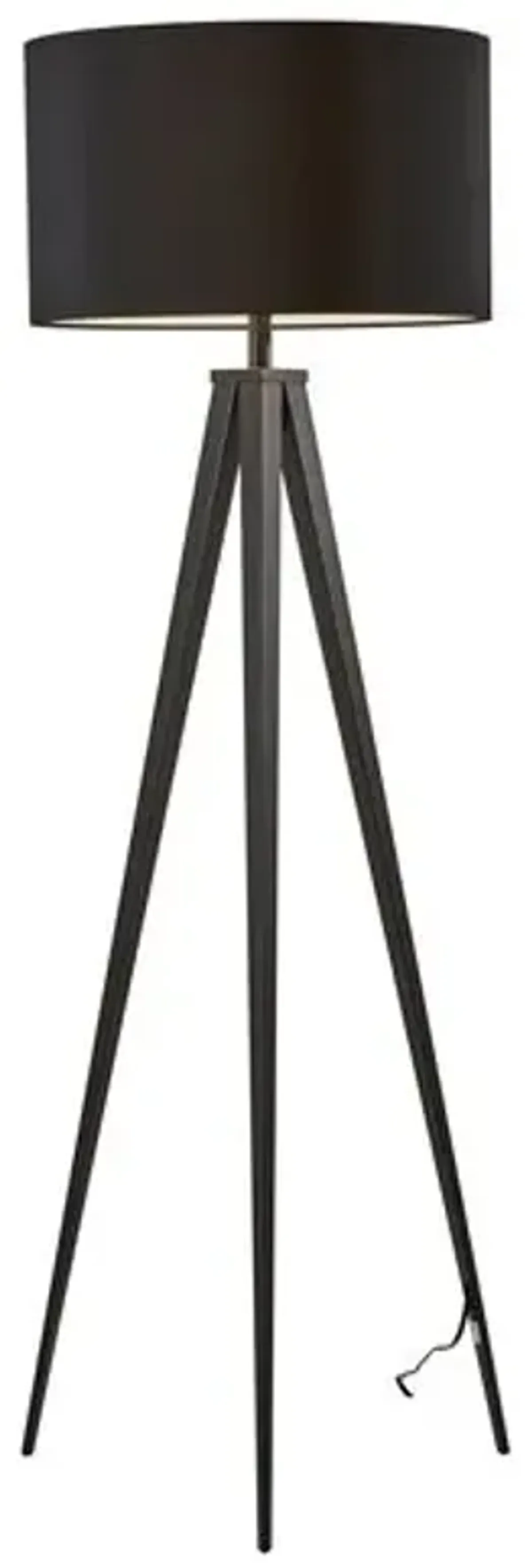 Dayle Tripod Floor Lamp - Black