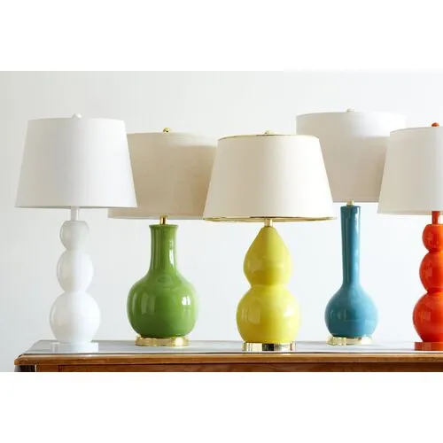 Evelyn Table Lamp - Green