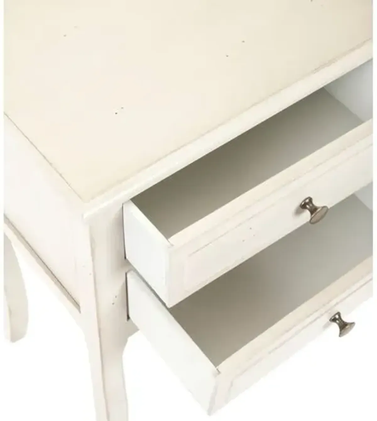 Lawrence Nightstand - Distressed White