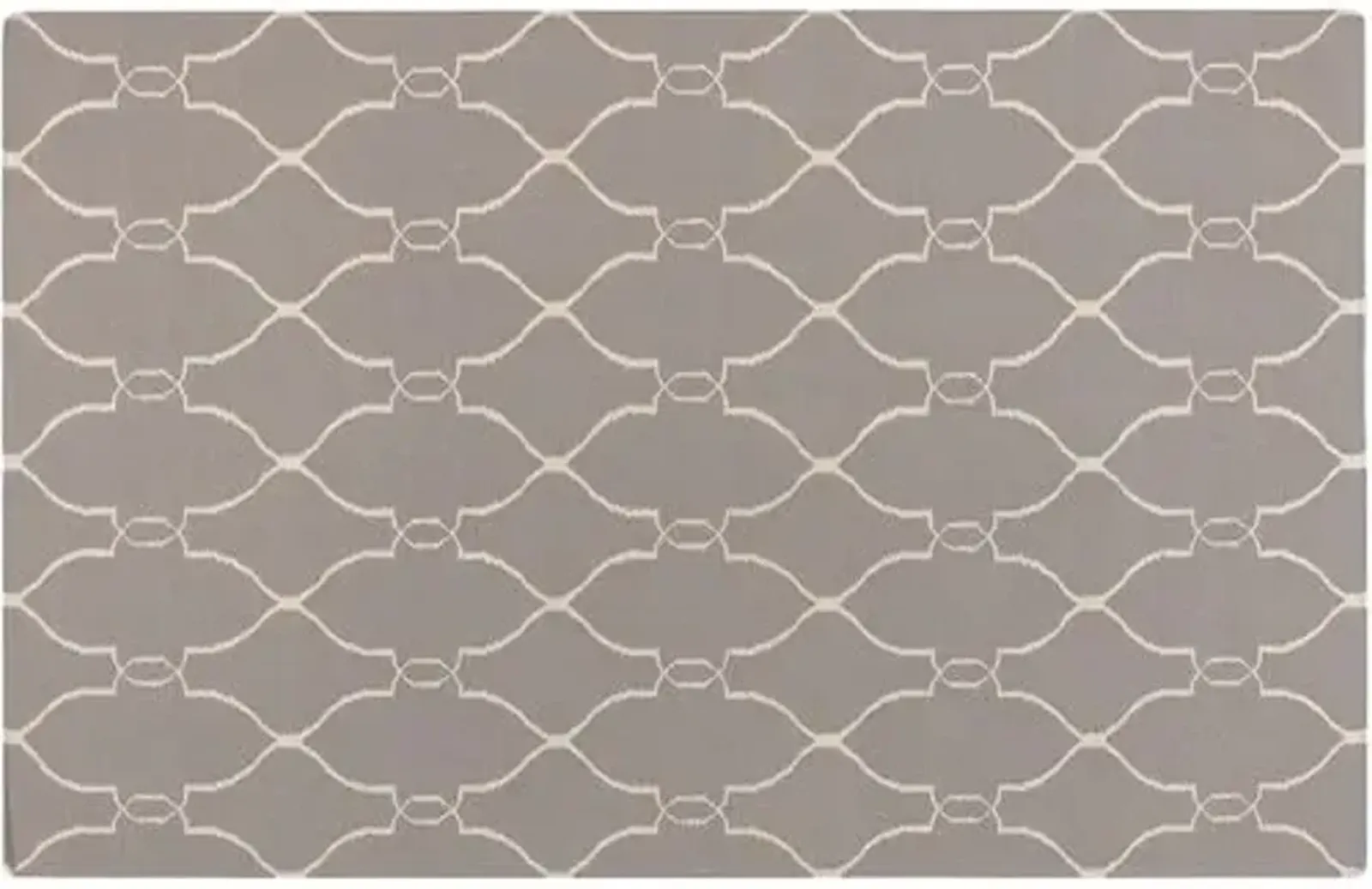 Pippa Flat-Weave Rug - Gray - Gray