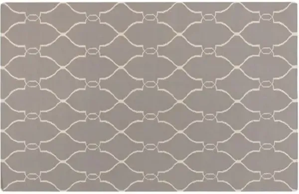 Pippa Flat-Weave Rug - Gray - Gray