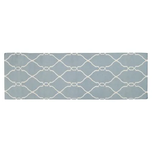 Fallon Rug - Blue/Beige - Blue