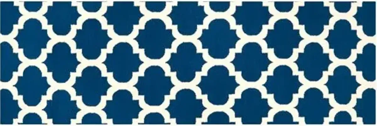 Frontier Rug - Navy/Beige - Blue - Blue