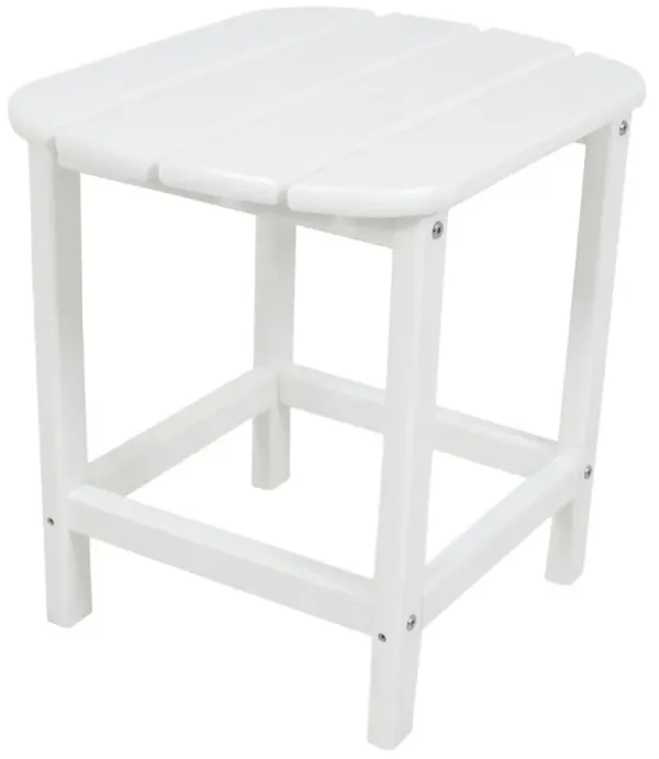 South Beach Side Table, White