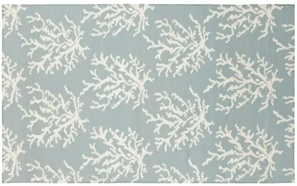 Reef Flat-Weave Rug - Powder - Gray - Gray