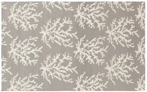 Reef Flat-Weave Rug - Gray - Gray
