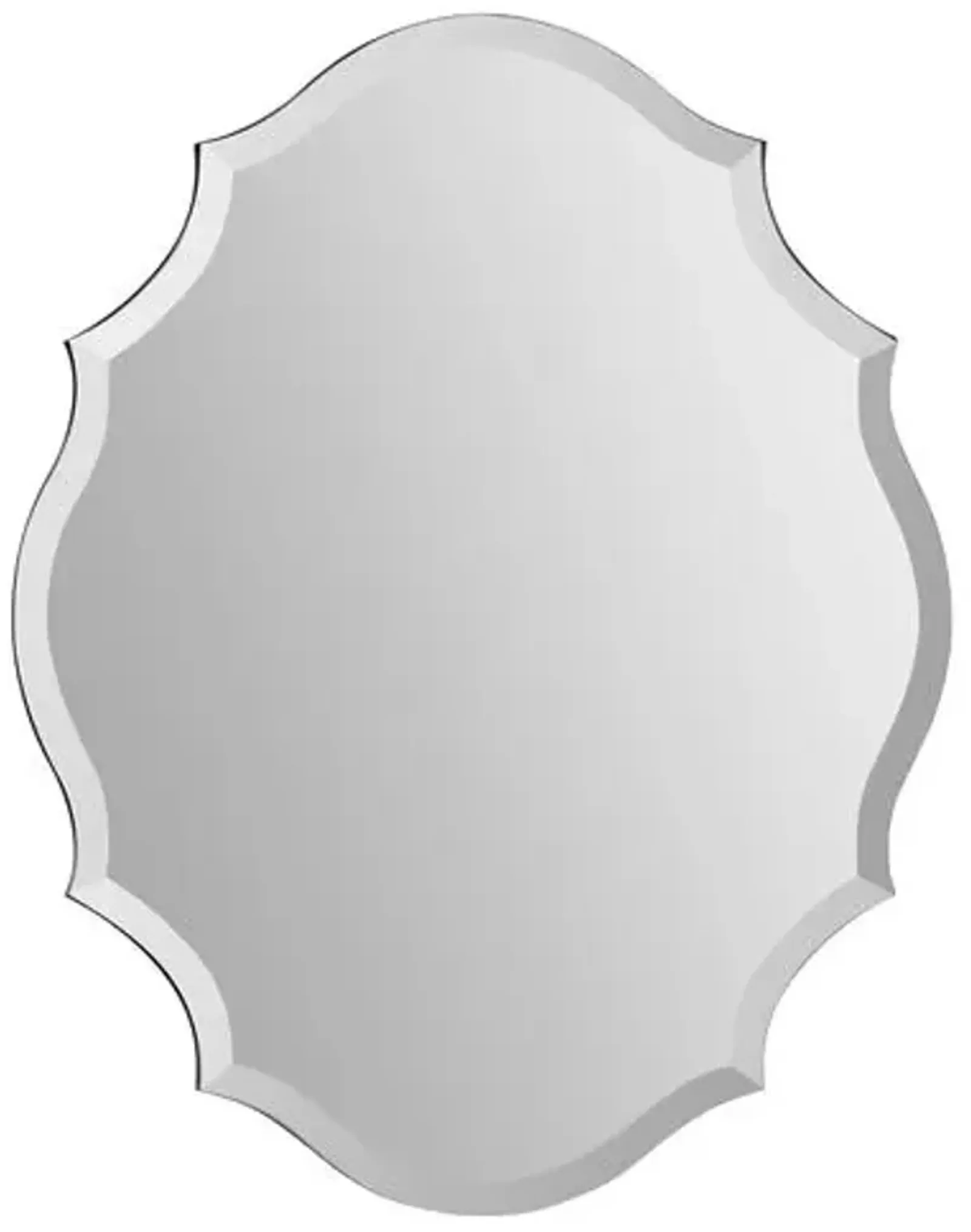 Penelope Beveled Wall Mirror - Mirrored