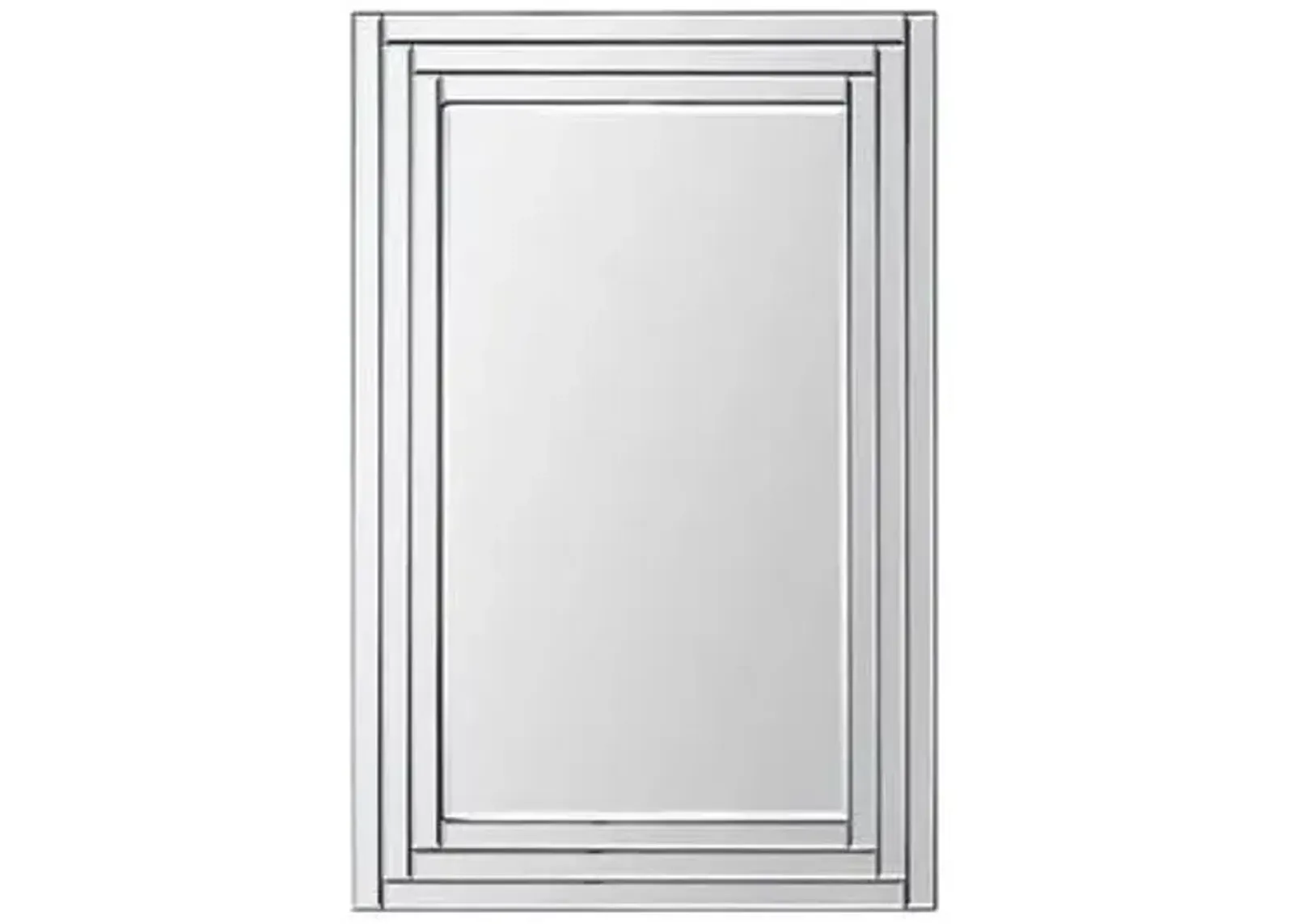 Julia Rectangular Wall Mirror - Mirrored