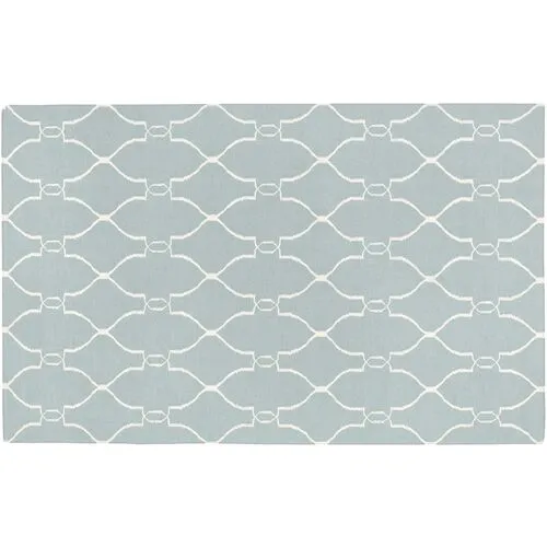 Fallon Rug - Blue/Beige - Blue